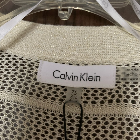 CALVIN KLEIN LIGHTWEIGHT LONG CARDIGAN - Picture 4 of 5